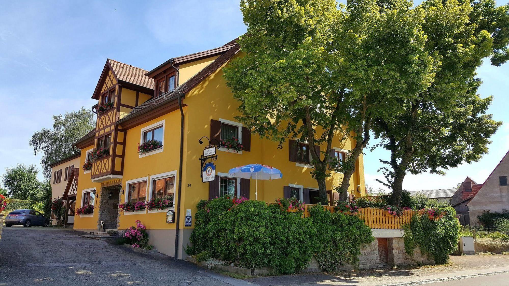 Hotel Gasthof Zum Schwan Steinsfeld Zewnętrze zdjęcie